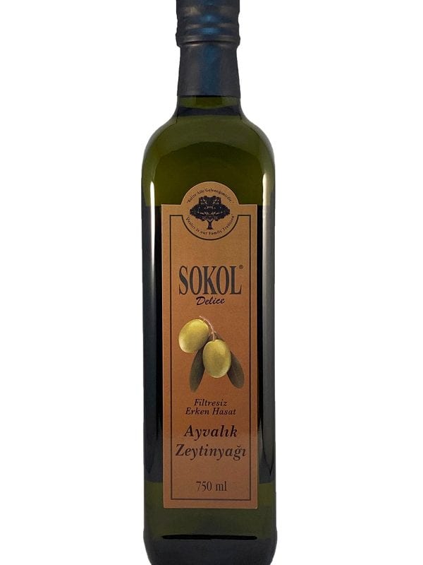 750 ml Cam Şişe Erken Hasat Filtresiz Sızma Zeytinyağı